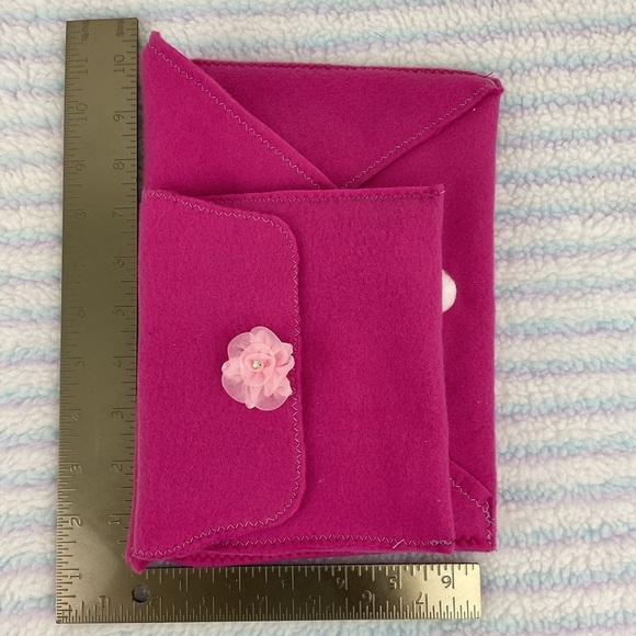 Handmade 10 piece stationary set paper & fabric mixed media - Picture 14 of 16